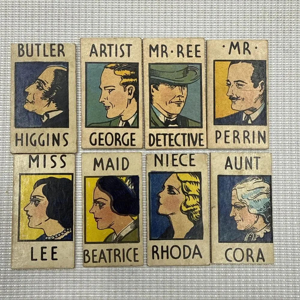 Vintage 1937 Selchow & Rig Boardgame Mr. Ree! - The Fireside Detective Game